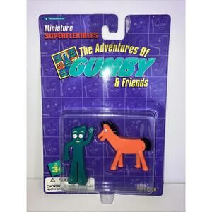 Vintage 1996 The Adventures of Gumby & Friends Mini Superflexibles NEW Sealed